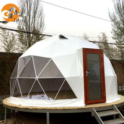 China GA Floor Waterproof PVC Geodesic Dome External Wooden Kit/Glass Door Geodesic Dome/Geodesic Dome Accessories for sale