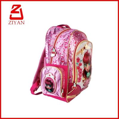 China Children 2020 wholesale new design ZIYAN girl cartoon character school bags for sale