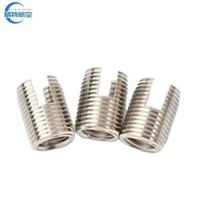 China Customized M2 to M15 Self Tapping Screw Bushing Slotted Type Repair Internal Thread Fastener Insert Thread Accuracy 6h for sale