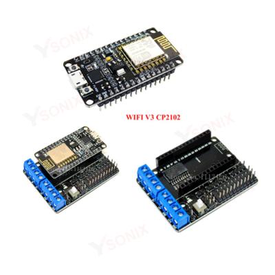 중국 이음매 MCU 개발 키트 V3 CP2102 NodeMCU+Motor 차폐 와이파이 Esp8266 Esp-12e Diy Rc 장난감 리모콘 공격하의 발사 이엇 맵시 좋은 차 판매용