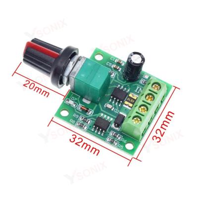 China DCs 1.8V 3V 5V 6V 12V 2A PWM MotordrehzahlAntriebsmotor-Modul prüfer-Low Voltage Speed-Prüfer-PWM 0~100% justierbares zu verkaufen