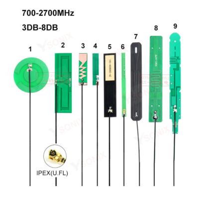 Cina PWB IPEX interno U.FL delle antenne di LTE 4G 3G 2G GSM NB-IOT per SIM7100 SIM7600 SIM7000 EC21 in vendita