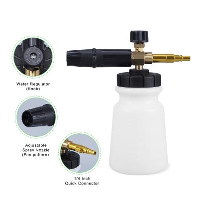 China New Style Light Snow Foam Lance Cleaning Foam Blaster For Pressure Seal Gun Or Wand for sale