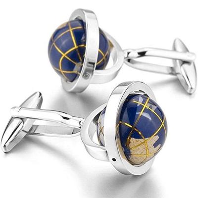 China ALLOY Relief Wedding Needlepoint 3d Needlepoint Lock Human Organ Mermaid Murano Glass Luxury Custom Cuff Links for sale