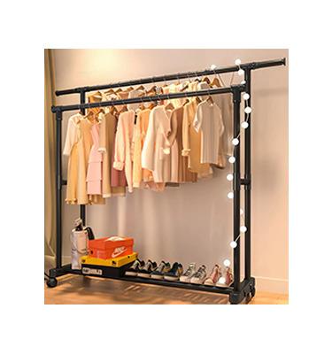 China Solid Wood Hanging Shoe Box Underwear Rack Living Room Clothing Bag Hanger Bedroom Storage Box Removable Floor-to-Ceiling Rack for sale