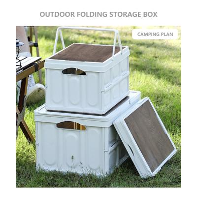 China Foldable Camping Storage Box Carry Box Organizer Car Trunk Household Outdoor Camping Storage Large Capacity for sale