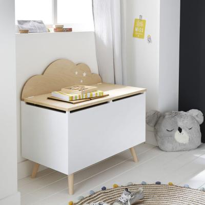 China Modern custom wood kids furniture toys storage children movable corner cupboard kids toy cabinet MDF for sale