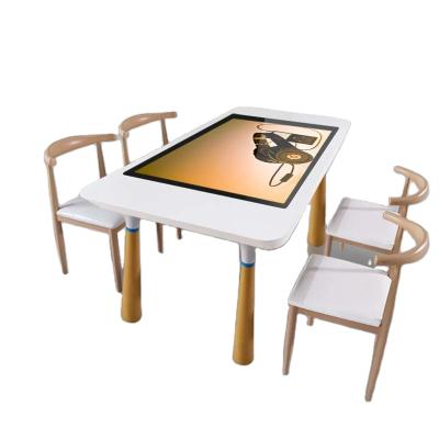 China Big Size Touch Screen Table Indoor Touch Screen Dining Table Interactive Game Table for sale