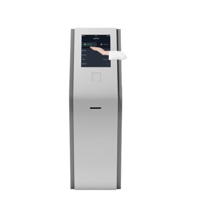 China Indoor Self Service Number Hold Terminal Printer Kiosk Queue Number Hold Kiosk for sale