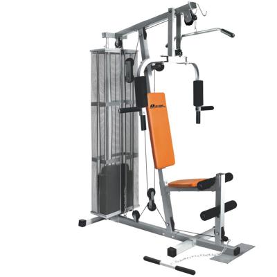 China 100kgs Home Multi Gym Equipment Bodybuilding Home Gym Multi Station Machine With Metal Mesh Enclosure for sale