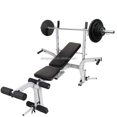 China 2021 120kg gym bench stainless steel gym&home adjustable easy use weight foldable exercise bench-W285 for sale