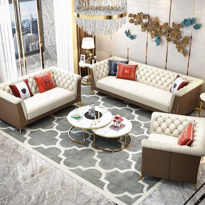 China Nouveau design MEIJIA leather sofa living room furniture big white brown modern sillones sofas for sale