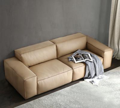 China Other Traditional Modern Sofa Living Room Sofa Modern Genuine Leather Furniture , Chesterfield Sofa 15 for sale