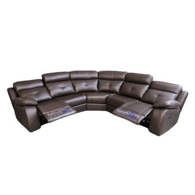 China Massage Factory Manufacturer Genuine Leather Recliner Living Room Furniture Sofa Set Modern for sale