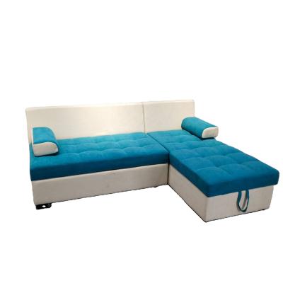 China Storage Best Selling Multifunctional Leather Corner Sleeper Sofa Bed With Storage for sale