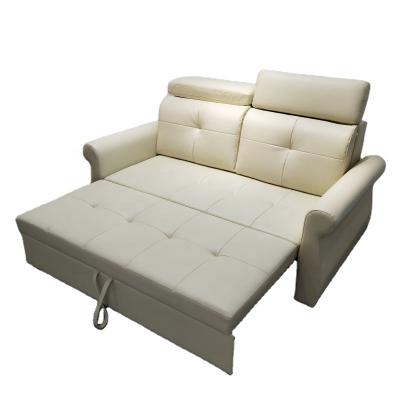 China High quality home storage sofa cama beige leather living room sofa beds for sale