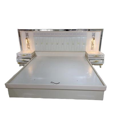 China House Storage Customized Furniture High Gloss Melamine White Painted Wooden MDF Bedroom Furniture for sale