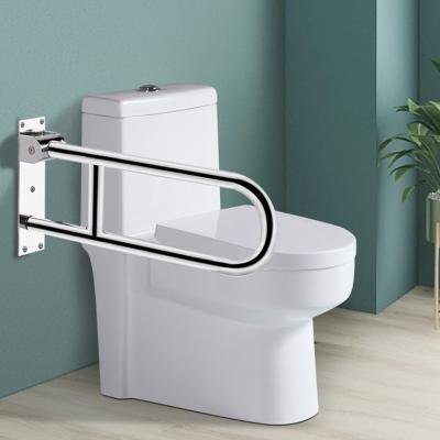 China China Supplier High Quality Hotel Stainless Steel Grab Bar Disabled Bathroom Safety Grab Rails Elderly Toilet Folding Handrail for sale