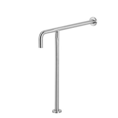 China Custom Factory Anti-Corrosion Support Stainless Steel Bathroom Safety Rails T Shape Disabled Elderly Grab Bar Hotel Toilet Handrail Bars for sale