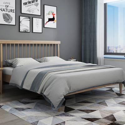 China Convertible Modern Simplicity Customized Exquisite Workmanship Solid Wood Bed Frame For Single Double Bed for sale