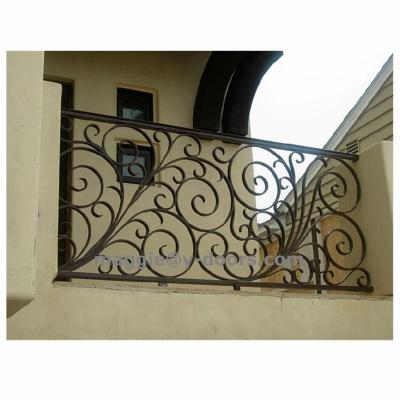 China Iron Wrought Iron Railing Design Balcony Railing For Outdoor Garden, Homes, Villas, School Customized Size for sale