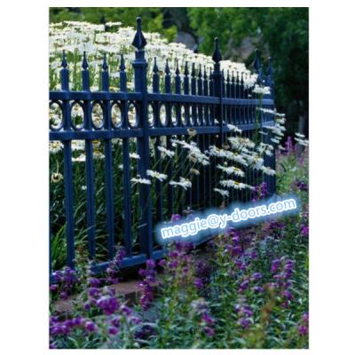 China Outdoor Balcony Railing Balcony Customized Traditional Design Modern Wrought Iron Steel Fence Design for sale