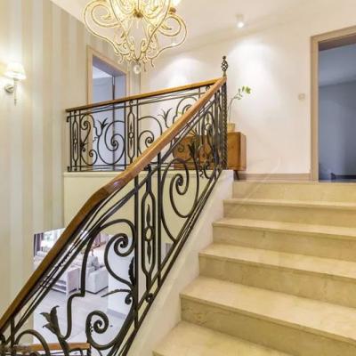 China Latest Design Automatic Metal Railing Customized Iron Balusters For Stairs for sale