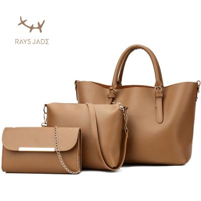 China Cheap Fashion Price Lady Handbag Women Bag Sets PU Handbags 4 Pcs In 1 Set (RT12) for sale