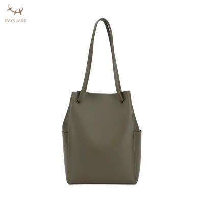 China High Quality PU Leather Tote Shopping Bag Multifuncation Single Address Super Soft Waterproof Shoulder Bag for sale