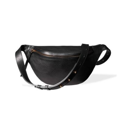 China Fashion Anti-theft Elegant Lady Bag Women Pussy Pack Waist Bag Worthless Genuine Leather Bag for sale