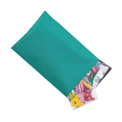 China Waterproof 5x7 Inch Poly Mailers Shipping Envelopes Packaging Bags Enhanced Durability With Self Adhesive, Waterproof & Tearproof, Green for sale