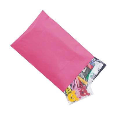 China Waterproof 5x7 Inch Poly Mailers Shipping Envelopes Packaging Bags Enhanced Durability With Self Adhesive, Waterproof & Tearproof, Pink for sale