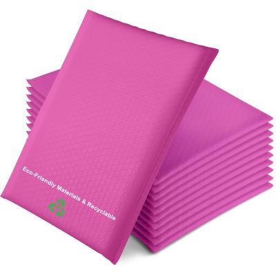 China Waterproof 6x9 Inch Poly Bubble Mailers, Padded Envelopes Bags For CD, Gift, Packing & Inch Shipping, Pink (Usable Size: 5x9 inch) for sale