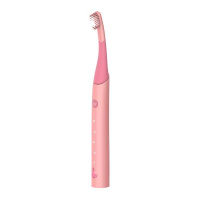 China Matte surface + brush handle two-color TPE Manufacturer Customized D16 Children's Electric Toothbrush IPX7 Waterproof with Soft Bristles for Cleaning for sale