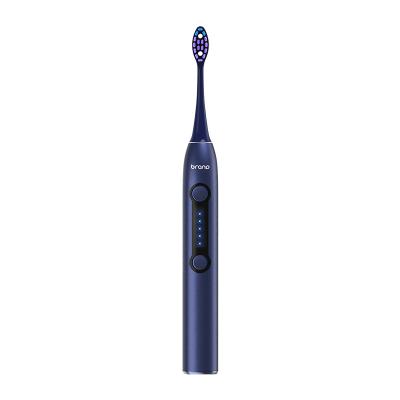 China ABS (three-layer paint+anti-scratch UV) Adult electric toothbrush logo customized waterproof toothbrush 5 oral cleaning modes magnetic levitation electric toothbrush for sale