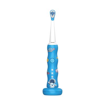 China ABS + TPE silicone coated/ PC Besman D603 Electric Toothbrush IPX7 Waterproof Automatic USB Charging Children's Ultrasonic Electric Toothbrush with Soft Hair for sale