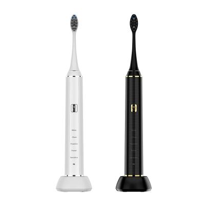 China ABS Smart Portable IPX7 Waterproof Adult Timer Oral Cleaning Whitening Induction Charging Magnetic Levitation Electric Toothbrush for sale