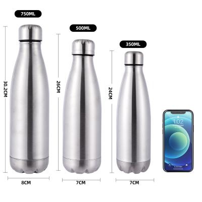 China PORTABLE wholesale cola bottle shape water stainless steel sublimation cola bottle thermos vacuum flasks for sale