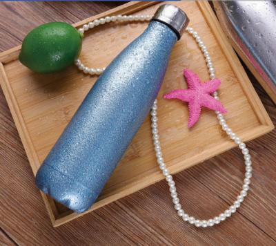 China PORTABLE Logo Vacuum Sport Double Wall Copper Stainless Steel Thermos Cola Shape Custom Drink Insulated Water Bottles for sale