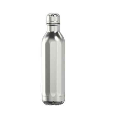 China Wholesale PORTABLE Single Walled Stainless Steel Vacuum 750ml Thermal Insulated Sports Coke Cola Shaped Water Bottle for sale