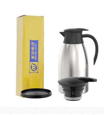 China PORTABLE Custom Logo Thermal Coffee Carafe Double Wall Insulated Stainless Steel Vacuum Thermos Kettle Tea Coffee Pot for sale