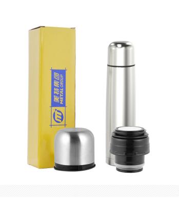 China Hot Selling PORTABLE Stainless Steel Wholesale Water Bottle Thermos Double Wall Insulated Bullet Shaped Vacuum Flask for sale