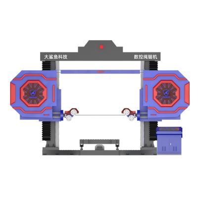 China Stone Processing High Precision CNC Diamond Beading Wire Saw Machine zu verkaufen