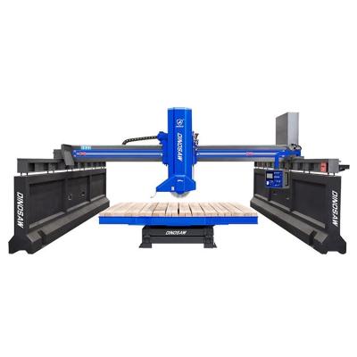 China Industrial Automatic Stone Laser Guide Bridge Saw Machine Stone Cutting Machine for sale