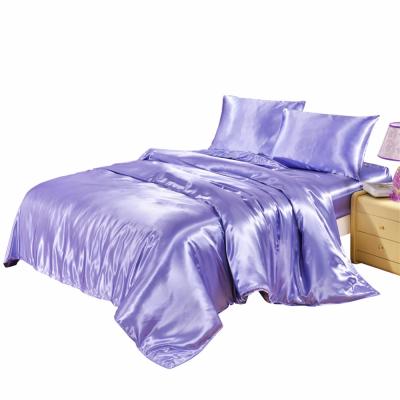 China Mulberry Fabric 100% Pure Silk Anti-static Silk Bedding Set,Silk Bed Sheet,Silk Duvet Cover Set for sale