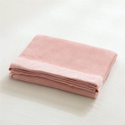 China Anti-pilling in the current wholesale luxury bamboo baby adult blanket, hot sale bamboo knitted blanket for sale