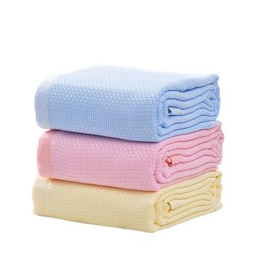 China Custom spring summer anti-pilling throw blankets kids boho 100% natural bamboo fiber breathable blankets for wholesale for sale