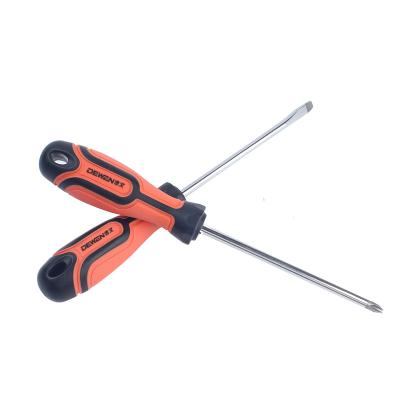 China Phillips Hardware Tools Environmental Slotted Bit Screwdriver with Bearing on Handle End for sale