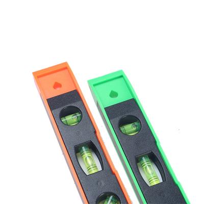 China Cheap Level Meter ABS Mini Torpedo Plastic Magnetic Bubble Spirit Level With Strong Magnetic for sale