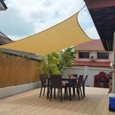 China New Blank HDPE Shade Sail With Triangle Tent Outdoor UV Sun Shade Sail for sale